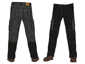PPE Factory - Trousers-with pocket-6052D-ZAK08 CO-PES + Econyl