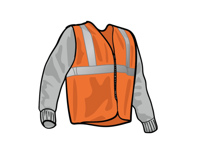 3361 Summerjacket - hiviz orange - workwear