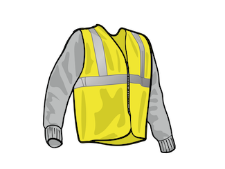 3361 Summerjacket - hiviz yellow