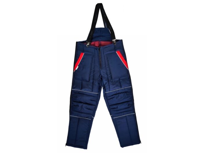 211856001 Freezer Trousers Essential navy-red | Cold Tex